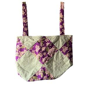 5/$25 Handmade Floral Quilt Patchwork Tote Bag